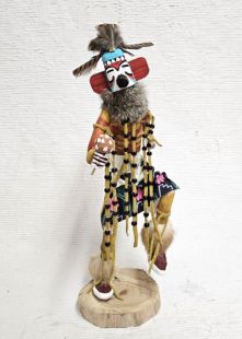 Native American Made Peacock Dancer Katsina Doll