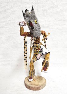 Native American Made Spruce Owl Warrior Katsina Doll
