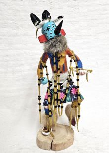 Native American Made Roadrunner Dancer Katsina Doll