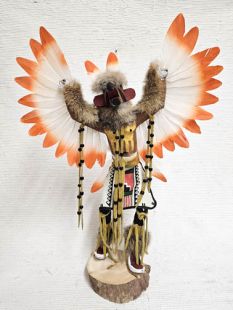 Native American Made Red Tail Hawk Kachina Doll (Katsina Doll)