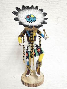 Native American Made Sunface Kachina Doll (Katsina Doll)