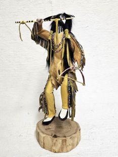 Native American Made Buffalo Hunter Doll 