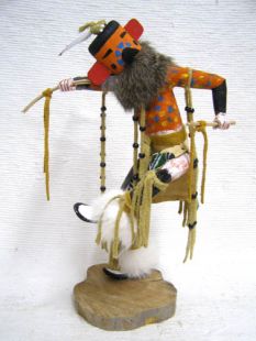 Native American Made Spotted Corn Dancer Katsina Doll
