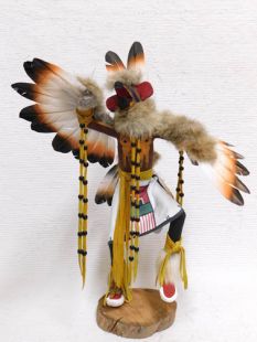 Native American Made Red Tail Hawk Katsina Doll