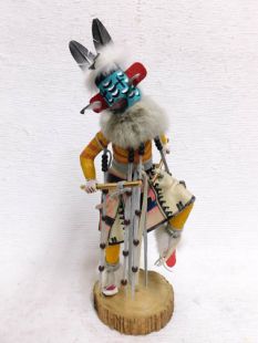 Native American Made Roadrunner Dancer Katsina Doll