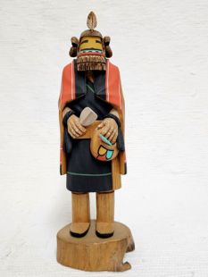 Native American Hopi Carved Corn Maiden Kachina Doll (Katsina Doll)