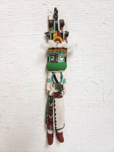 Old Style Hopi Carved Hemis Traditional Home Going Katsina Doll