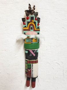 Old Style Hopi Carved Hemis Traditional Home Going Katsina Doll