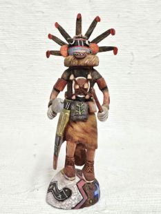 Native American Hopi Carved Bear Powerful Healer Kachina Doll (Katsina Doll)