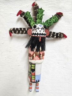Old Style Hopi Carved Cactus Traditional Plant Katsina Doll