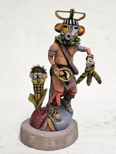 Native American Hopi Carved Corn Dancer Katsina Doll