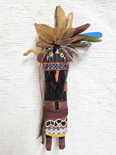 Old Style Hopi Carved Hillili Traditional Guard Katsina Doll