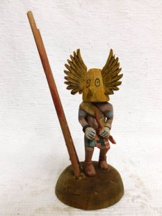 Native American Hopi Carved Owl Warrior Katsina Doll