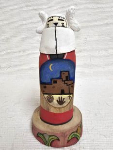 Native American Hopi Carved Snow Maiden Sculpture