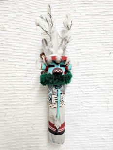 Old Style Hopi Carved Deer Dancer Traditional Kachina Doll (Katsina Doll)