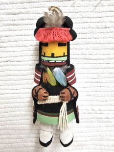 Old Style Hopi Carved Corn Maiden Traditional Kachina Doll (Katsina Doll)
