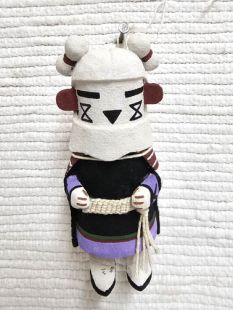 Old Style Hopi Carved Snow Maiden Traditional Kachina Doll (Katsina Doll)