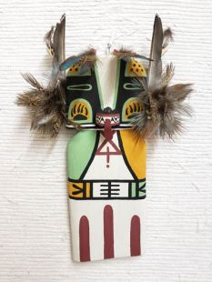 Old Style Hopi Carved Badger Traditional Powerful Healer Katsina Doll