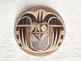 Native American Hopi Handbuilt and Handpainted Seed Pot 