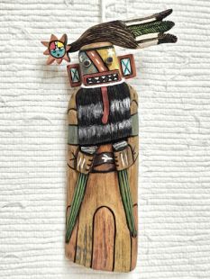 Old Style Hopi Carved Hillili Traditional Guard Kachina Doll (Katsina Doll)