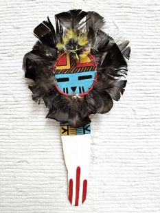 Old Style Hopi Carved Sunface Traditional Powerful Spirit Kachina Doll (Katsina Doll)