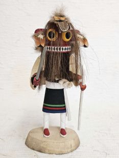 00Old Style Hopi Carved Ogre Woman Traditional Disciplinarian Katsina Doll