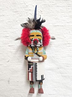 Old Style Hopi Carved Quail Traditional Runner Kachina Doll (Katsina Doll)