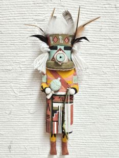 Old Style Hopi Carved Ancient or Old Man Traditional Kachina Doll (Katsina Doll)