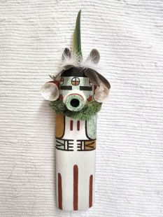 Old Style Hopi Carved Cactus Flower Traditional Plant Katsina Doll