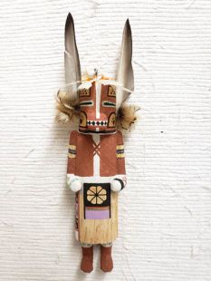 Old Style Hopi Carved Chipmunk Traditional Racer Katsina Doll