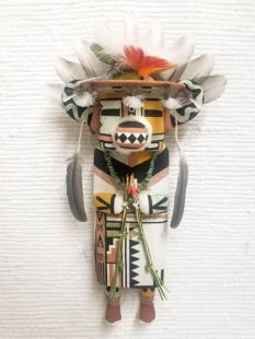 Old Style Hopi Carved Hemis Hu Whipper Traditional Disciplinarian Katsina Doll