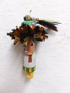 Old Style Hopi Carved Zuni Guard Kachina Doll (Katsina Doll)