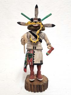 Native American Hopi Carved Saviki Chief Katsina Doll
