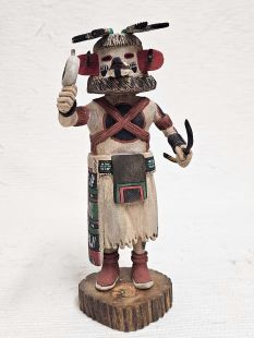 Native American Hopi Carved Bear Powerful Healer Kachina Doll (Katsina Doll)
