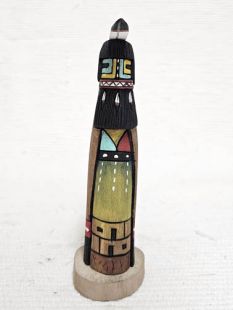 Native American Hopi Carved Turtle Boy Katsina Sculpture