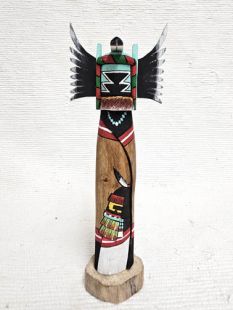 Native American Hopi Carved Crow Mother Katsina Sculpture