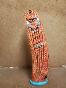 Zuni Carved Corn Maiden Fetish--Double