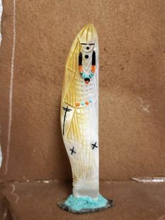Zuni Carved Corn Maiden Fetish--Double