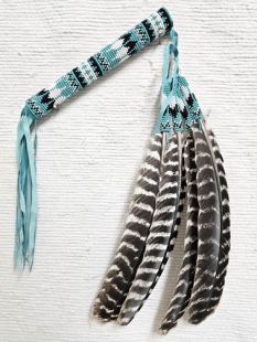 Native American Made Kiowa Style Peyote Prayer Fan