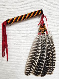 Native American Made Kiowa Style Peyote Prayer Fan