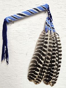 Native American Made Kiowa Style Peyote Prayer Fan