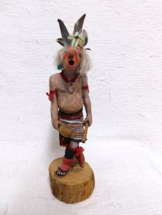 Native American Hopi Carved Cross Legged Handicapped Katsina Doll--Vintage