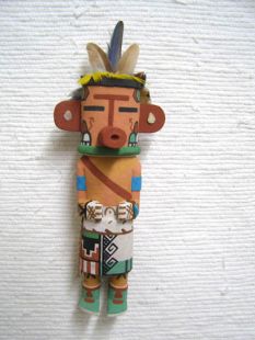 Old Style Hopi Carved Heheya Traditional Messenger Katsina Doll