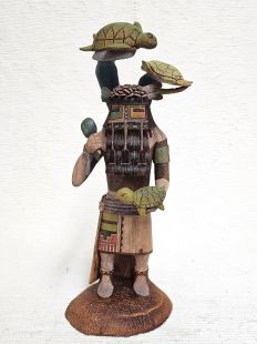 Native American Hopi Carved Turtle Katsina Doll