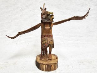 Native American Hopi Carved Eagle Great Spirit Dancer Katsina Doll