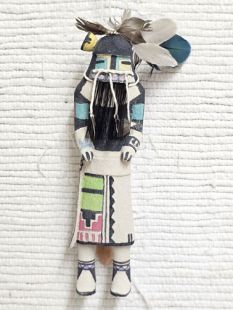 Old Style Hopi Carved Turtle Traditional Kachina Doll (Katsina Doll)