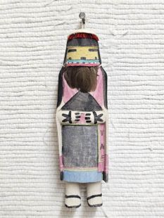 Old Style Hopi Carved Corn Maiden Traditional Kachina Doll (Katsina Doll)