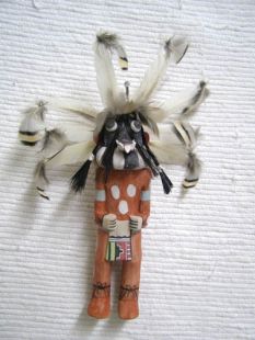 Old Style Hopi Carved Ogre Traditional Guard Katsina Doll