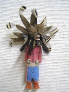 Old Style Hopi Carved Ogre Traditional Guard Katsina Doll