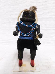 Vintage Native American Zuni Carved Fire God Kachina Doll (Katsina Doll)